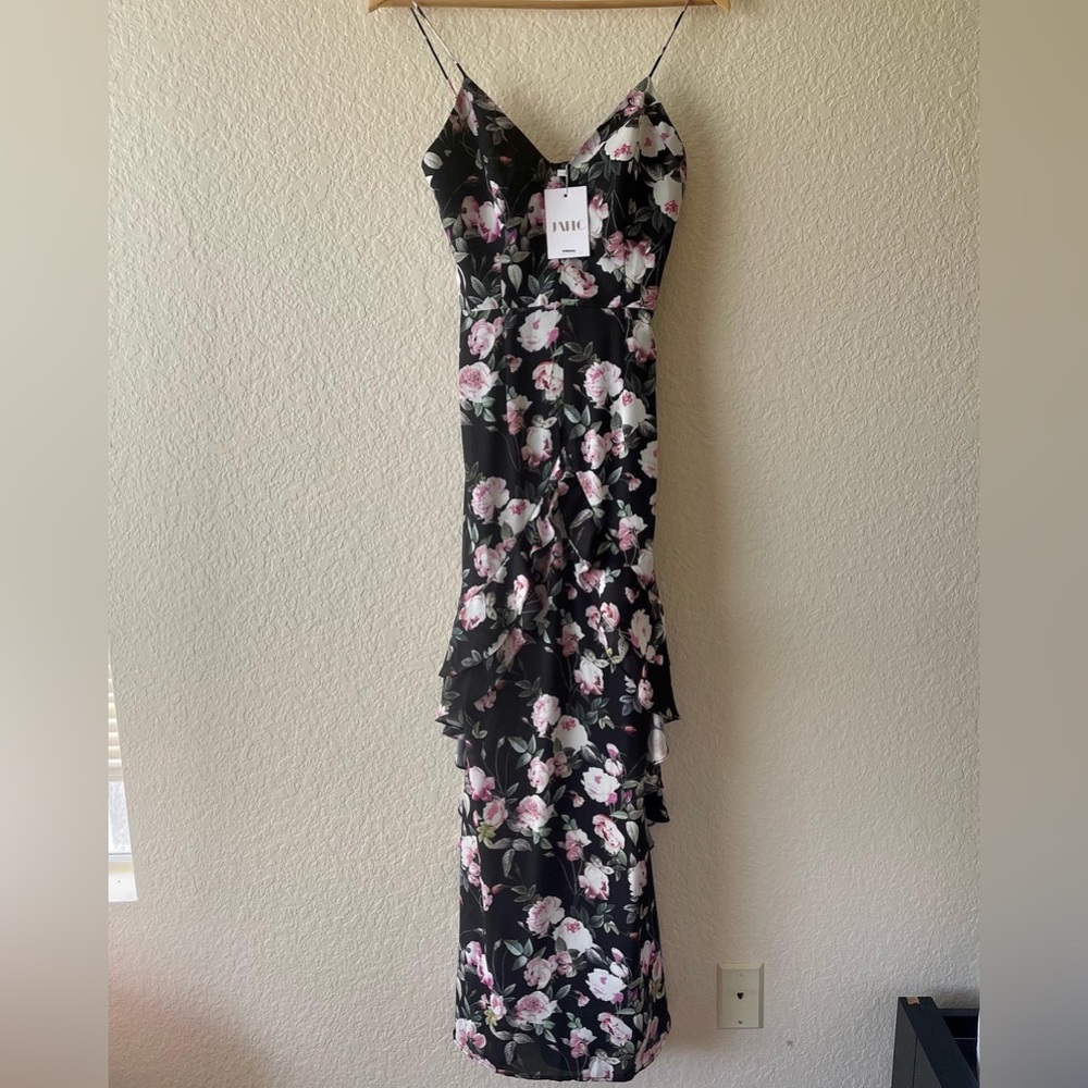 Floral Ruffled Maxi Dress